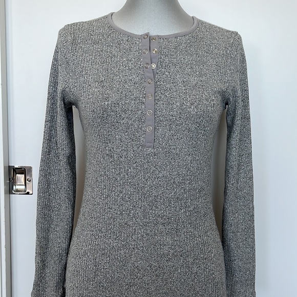Zara henley casual midi dress - Picture 3 of 7